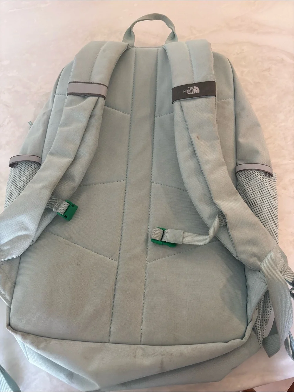 The North Face Kids Jester Light Blue Backpack with Logo